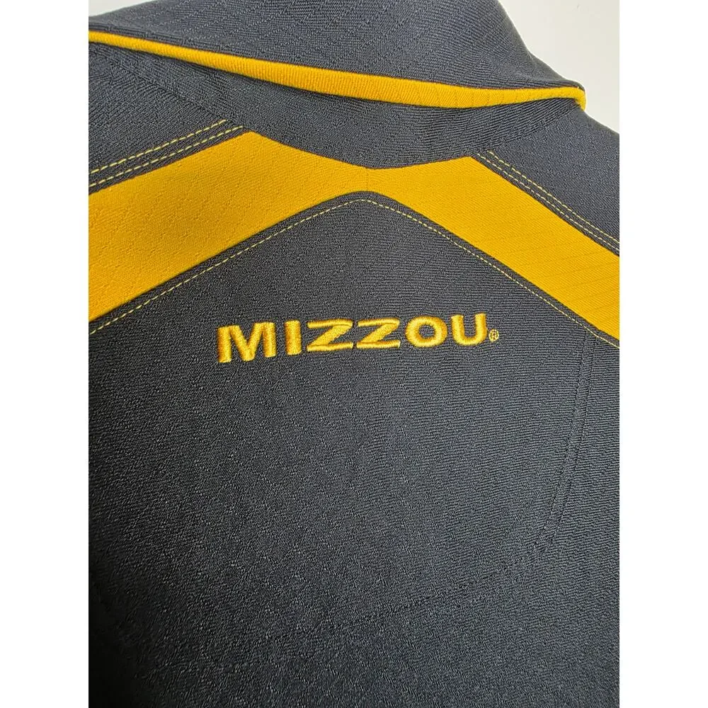 Nike University of Missouri Mizzou Tigers short sleeve polo shirt - large